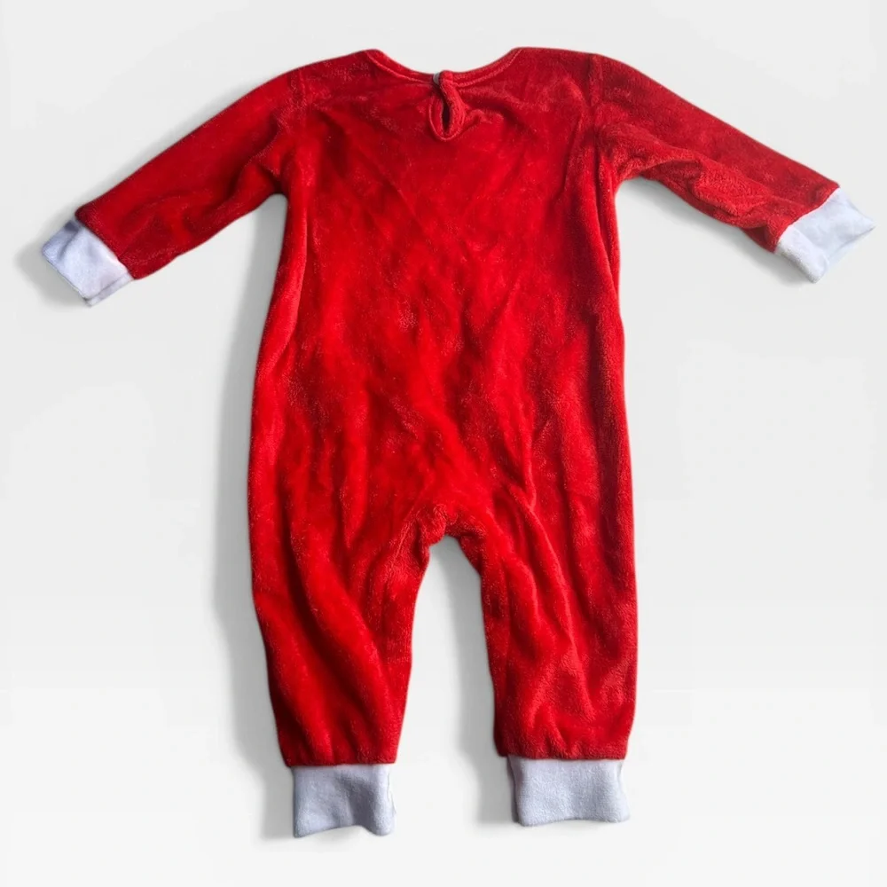 5 for $25🔥6-9 Months‎ Christmas Fleece Jumpsuit